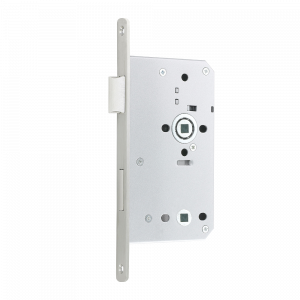 ASEC DIN Standard Mortice Bathroom Lock - 60mm SS Radius Boxed