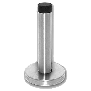 ASEC Wall Door Stop With Rose - SS Wall Stop